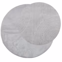 vidaXL Rug Fluffy Rug Floor Carpet Area Rug IZA Short Pile Scandinavian Look - grey, 120 cm