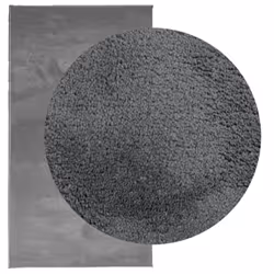 vidaXL Rug Short Pile Soft and Washable Rug Floor Mat Area Rug Anthracite