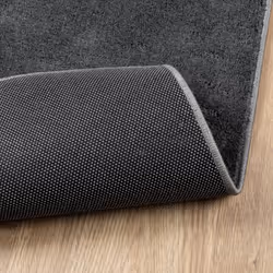 vidaXL Rug Short Pile Soft and Washable Rug Floor Mat Area Rug Anthracite - Additional view 4