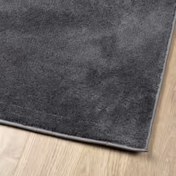 vidaXL Rug Short Pile Soft and Washable Rug Floor Mat Area Rug Anthracite - Additional view 5