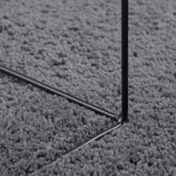 vidaXL Rug Short Pile Soft and Washable Rug Floor Mat Area Rug Anthracite - Additional view 7
