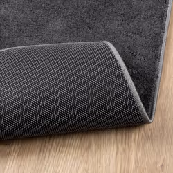 vidaXL Rug Short Pile Soft and Washable Rug Floor Mat Area Rug Anthracite - Additional view 4