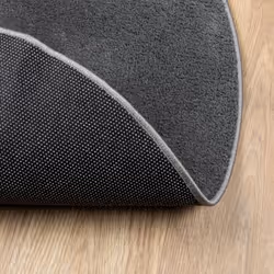 vidaXL Rug Short Pile Soft and Washable Rug Floor Mat Area Rug Anthracite - Additional view 4