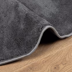 vidaXL Rug Short Pile Soft and Washable Rug Floor Mat Area Rug Anthracite - Additional view 5