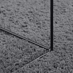 vidaXL Rug Short Pile Soft and Washable Rug Floor Mat Area Rug Anthracite - Additional view 7