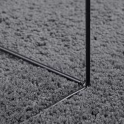 vidaXL Rug Short Pile Soft and Washable Rug Floor Mat Area Rug Anthracite - Additional view 7