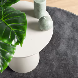 vidaXL Rug Short Pile Soft and Washable Rug Floor Mat Area Rug Anthracite - Additional view 6