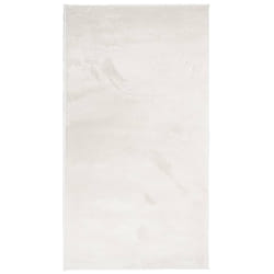 vidaXL Rug Short Pile Soft and Washable Rug Floor Mat Area Rug Carpet Beige