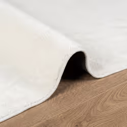 vidaXL Rug Short Pile Soft and Washable Rug Floor Mat Area Rug Carpet Cream - Additional view 5