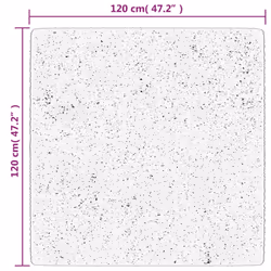 vidaXL Rug Short Pile Soft and Washable Rug Floor Mat Area Rug Carpet Cream - Additional view 9
