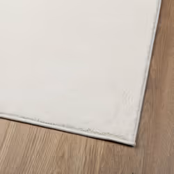 vidaXL Rug Short Pile Soft and Washable Rug Floor Mat Area Rug Carpet Cream - Additional view 4