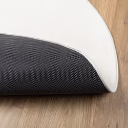 vidaXL Rug Short Pile Soft and Washable Rug Floor Mat Area Rug Carpet Cream - Additional view 4