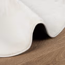 vidaXL Rug Short Pile Soft and Washable Rug Floor Mat Area Rug Carpet Cream - Additional view 5