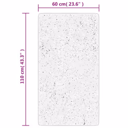 vidaXL Rug Short Pile Soft and Washable Rug Floor Mat Area Rug Carpet Grey