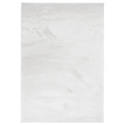 vidaXL Rug Short Pile Soft and Washable Rug Floor Mat Area Rug Carpet Grey