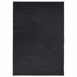 vidaXL Rug Short Pile Soft and Washable Rug Floor Mat Area Rug Carpet Black