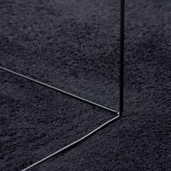 vidaXL Rug Short Pile Soft and Washable Rug Floor Mat Area Rug Carpet Black - Additional view 7