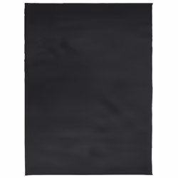 vidaXL Rug Short Pile Soft and Washable Rug Floor Mat Area Rug Carpet Black