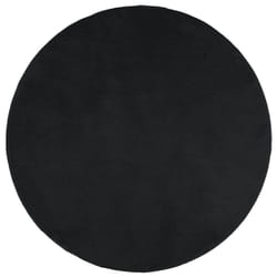 vidaXL Rug Short Pile Soft and Washable Rug Floor Mat Area Rug Carpet Black