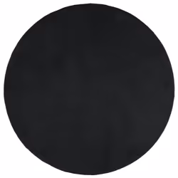 vidaXL Rug Short Pile Soft and Washable Rug Floor Mat Area Rug Carpet Black