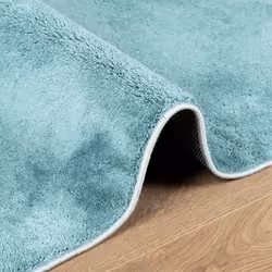 vidaXL Rug Short Pile Soft and Washable Rug Floor Mat Area Rug Carpet Green - Additional view 5