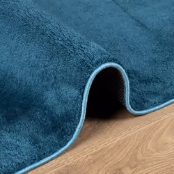 vidaXL Rug Short Pile Soft and Washable Carpet Floor Mat Area Rug Turquoise - Additional view 5