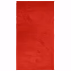 vidaXL Rug Short Pile Soft and Washable Rug Floor Mat Area Rug Carpet Red