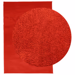 vidaXL Rug Short Pile Soft and Washable Rug Floor Mat Area Rug Carpet Red