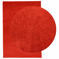 vidaXL Rug Short Pile Soft and Washable Rug Floor Mat Area Rug Carpet Red - red, 160 x 230 cm - Additional view 2