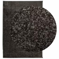vidaXL Rug Shaggy Rug Fluffy Area Rug ISTAN High Pile Shiny Look Anthracite - Additional view 2