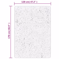 vidaXL Rug Shaggy Rug Fluffy Area Rug ISTAN High Pile Shiny Look Anthracite - Additional view 9