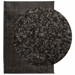 vidaXL Rug Shaggy Rug Fluffy Area Rug ISTAN High Pile Shiny Look Anthracite - Additional view 2