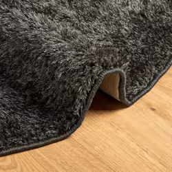 vidaXL Rug Shaggy Rug Fluffy Area Rug ISTAN High Pile Shiny Look Anthracite - Additional view 5