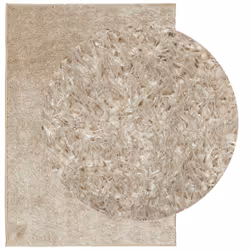 vidaXL Rug Shaggy Rug Fluffy Area Rug Soft ISTAN High Pile Shiny Look Beige