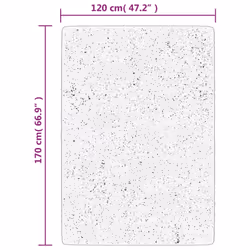 vidaXL Rug Shaggy Rug Fluffy Area Rug Soft ISTAN High Pile Shiny Look Grey - Additional view 9