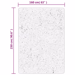 vidaXL Rug Shaggy Rug Fluffy Area Rug Soft ISTAN High Pile Shiny Look Grey