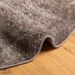 vidaXL Rug Shaggy Rug Fluffy Area Rug Soft Carpet High Pile Mat Shiny Look - grey, 100 cm - Additional view 5