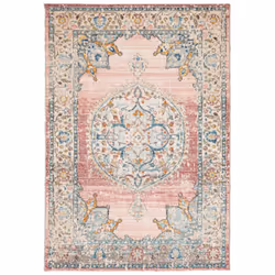 vidaXL Rug Indoor and Outdoor Floor Mat Kitchen Carpet ARBIZU Vintage Design - 140 x 200 cm