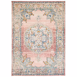 vidaXL Rug Indoor and Outdoor Floor Mat Kitchen Carpet ARBIZU Vintage Design - 200 x 280 cm