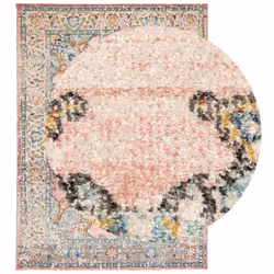 vidaXL Rug Indoor and Outdoor Floor Mat Kitchen Carpet ARBIZU Vintage Design - 200 x 280 cm