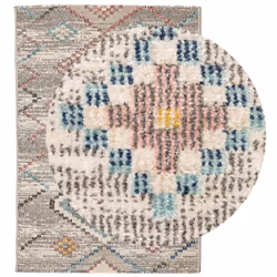 vidaXL Rug Floor Mat Area Rug Hallway Carpet Indoor and Outdoor Vintage Design