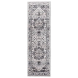 vidaXL Rug Indoor and Outdoor Floor Mat Kitchen Carpet ARBIZU Vintage Design - 80 x 250 cm