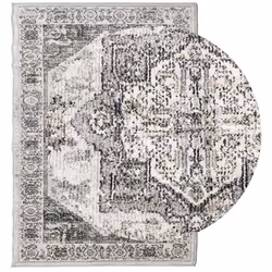 vidaXL Rug Indoor and Outdoor Floor Mat Kitchen Carpet ARBIZU Vintage Design - 140 x 200 cm