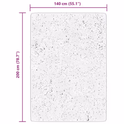 vidaXL Rug Indoor and Outdoor Floor Mat Kitchen Carpet ARBIZU Vintage Design - 140 x 200 cm