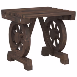 vidaXL Garden Lounge Set 3 Piece Outdoor Table and Chairs Set Solid Wood Fir - Additional view 10