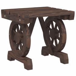 vidaXL Garden Lounge Set 3 Piece Outdoor Table and Chairs Set Solid Wood Fir - Additional view 7