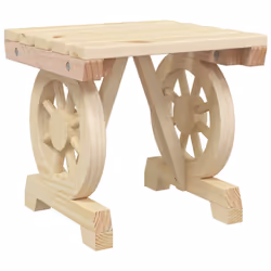 vidaXL Garden Footstools Outdoor Ottoman Garden Footrest 2 pcs Solid Wood Fir
