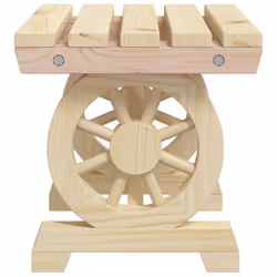 vidaXL Garden Footstools Outdoor Ottoman Garden Footrest 2 pcs Solid Wood Fir - Additional view 4