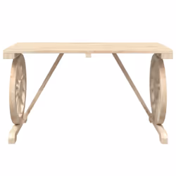 vidaXL Garden Dining Set 5 Piece Outdoor Dining Table and Chair Solid Wood Fir - Additional view 4