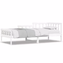 VidaXL 840371, Sofa bed, White, Pinewood, 2035 mm, 980 mm, 685 mm